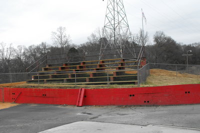 The bleachers behind the water boxes have new boards put down!!!